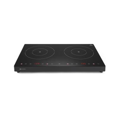 Dvojitý indukční vařič, HENDI, Kitchen Line, 230V/3500W, 608x405x(H)54mm | 239414